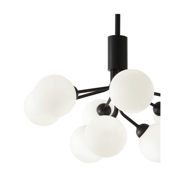 Apparecchio a sospensione in bianco e nero, altezza 102 cm Musa - SULION-image-2