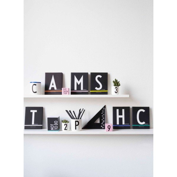 Set di 5 matite nere - Design Letters-image-1