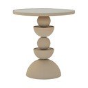 Tavolino rotondo con piano in vetro ø 40,5 cm Dune – Mauro Ferretti