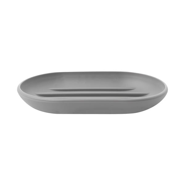 Dispenser di sapone in plastica grigio Touch - Umbra-image-3