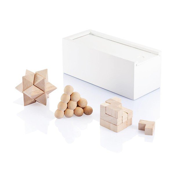 Set di 3 puzzle in legno - XD Design