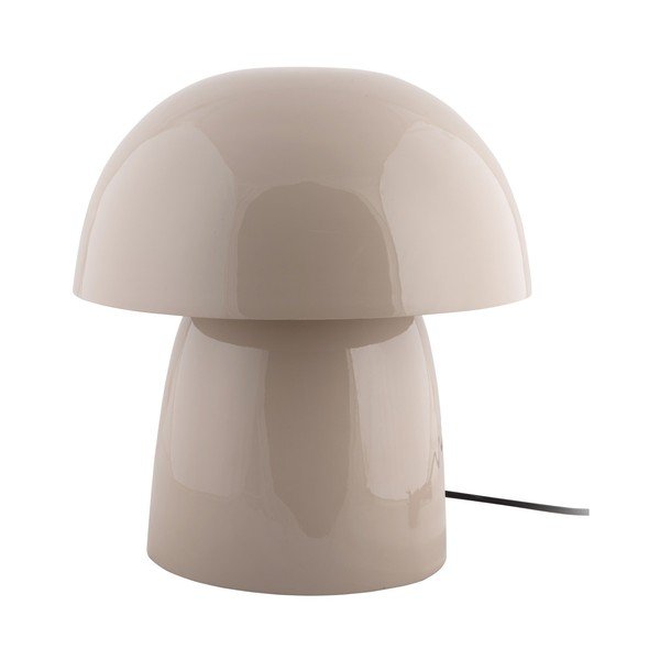 Lampada da tavolo beige in metallo (altezza totale 34 cm) Masivo Seta – Leitmotiv