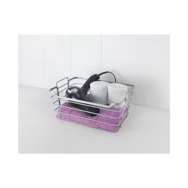 Cestino da bagno in acciaio Cestino da bagno - Metaltex-image-1