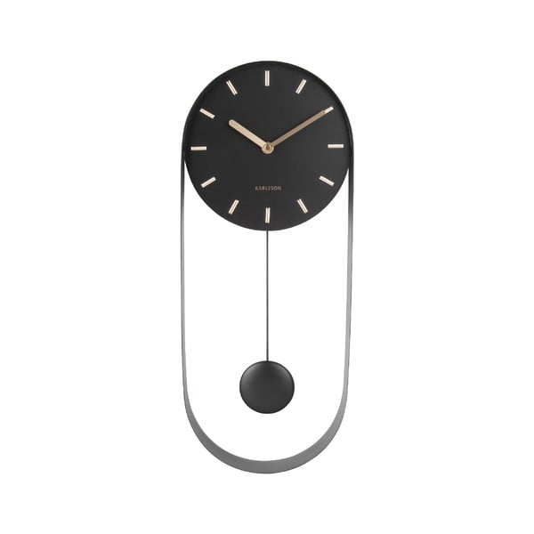 Orologio a pendolo nero da parete Charm Pendulum - Karlsson-image-1