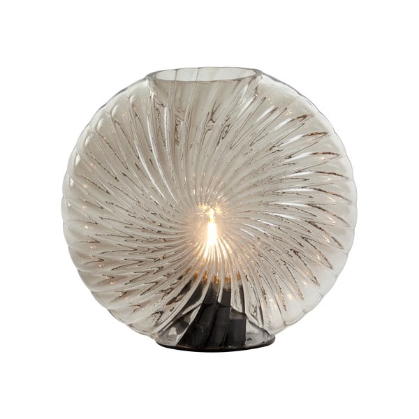Lampada da tavolo grigio chiaro (altezza 20 cm) Milado - Light & Living-image-1