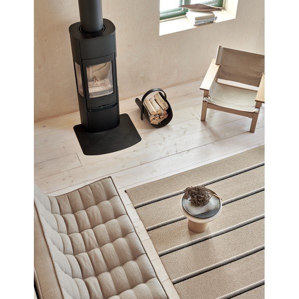 Passatoia da interno/esterno beige 70x180 cm Olle Mud Beige – Pappelina-image-2