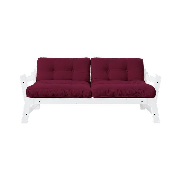 Divano variabile Step Bianco/Bordeaux chiaro - Karup Design