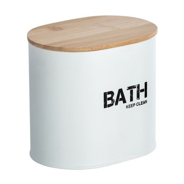 Scatola da bagno bianca con coperchio Gara - Wenko-image-4