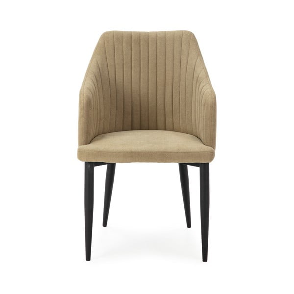 Set di sedie da pranzo verde chiaro in imbottito 2 pz Nadi – Marckeric-image-2