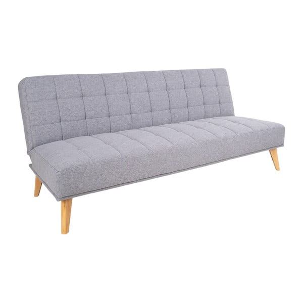 Divano letto grigio chiaro con gambe in betulla massiccia Oxford - House Nordic-image-1