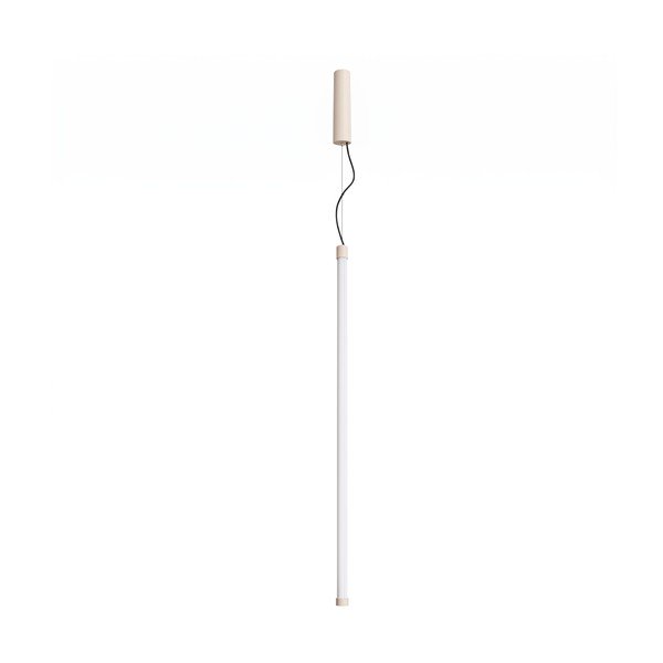 Lampadario LED beige in metallo ø 6 cm TRANG – Thoro