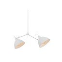 Lampada a sospensione bianca con paralume in metallo 104x104 cm Coben - CustomForm