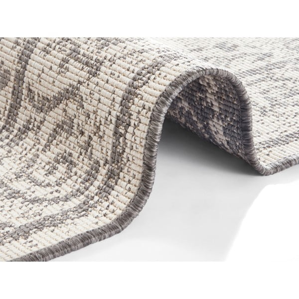 Tappeto da esterno grigio e crema , 160 x 230 cm Cebu - NORTHRUGS-image-2