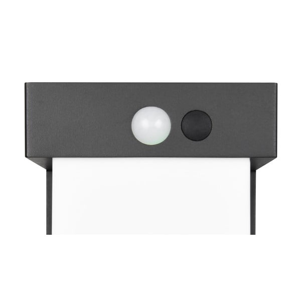 Illuminazione esterna LED con alimentazione a pannelli solari con sensore di movimento da parete (altezza totale 14 cm) Colombo – Reality-image-4