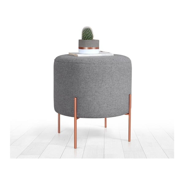 Sgabello grigio Copper - Artie-image-2