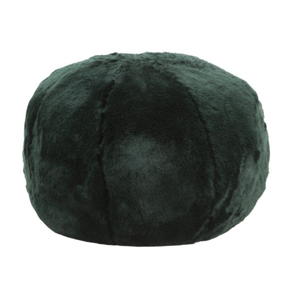 Pouf verde smeraldo in peluche - Mauro Ferretti-image-4