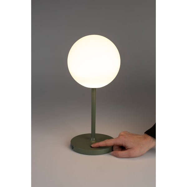 Lampada da tavolo verde dimmerabile (altezza 33 cm) Hub - White Label-image-4