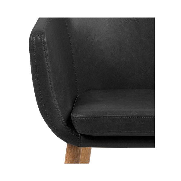 Poltrona nera Nora - Actona-image-1