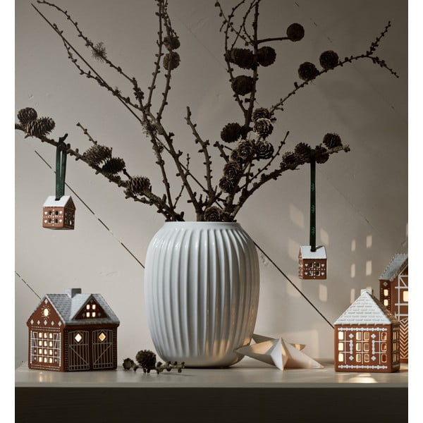 Decorazioni per albero di natale in set in ceramica 2 pz 5 cm Gingerbread – Kähler Design-image-1