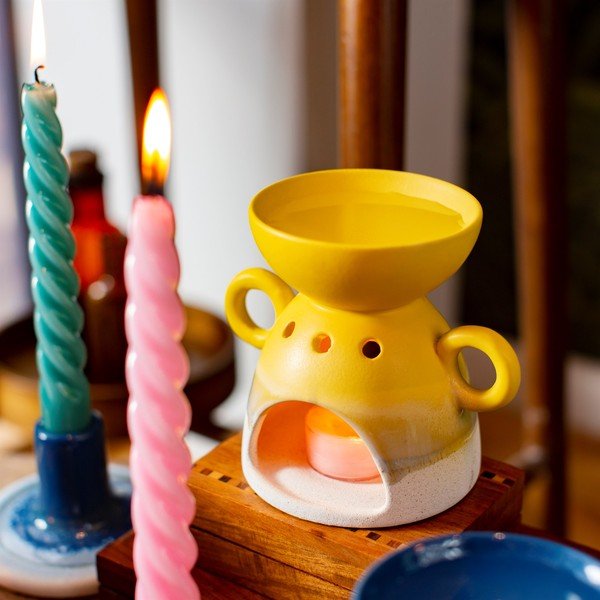 Lampada gialla per aromaterapia Bohemian Home Mojave - Sass & Belle-image-1