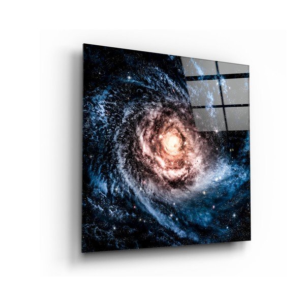 Pittura su vetro Lagoon Infinity, 40 x 40 cm Space - Insigne
