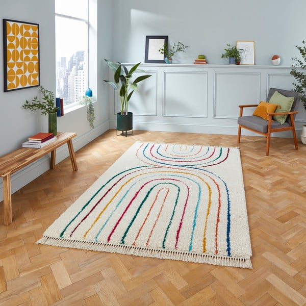 Tappeto beige 290x200 cm Boho - Think Rugs-image-1