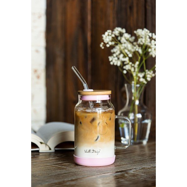 Barattolo con cannuccia 600 ml Fuori – Vialli Design-image-1