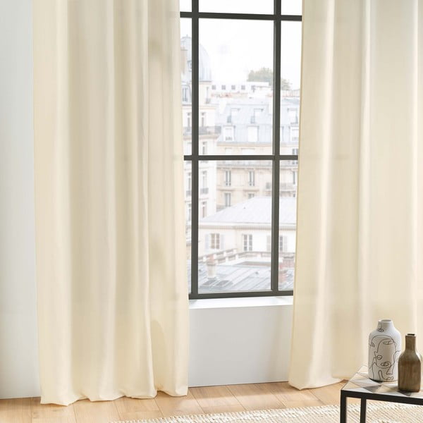 Tenda in microfibra beige 140x280 cm Absolu - douceur d'intérieur-image-2