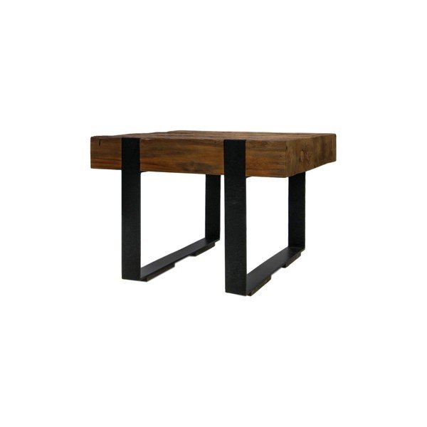 Tavolino in legno di teak non trattato Norton - HSM collection-image-2