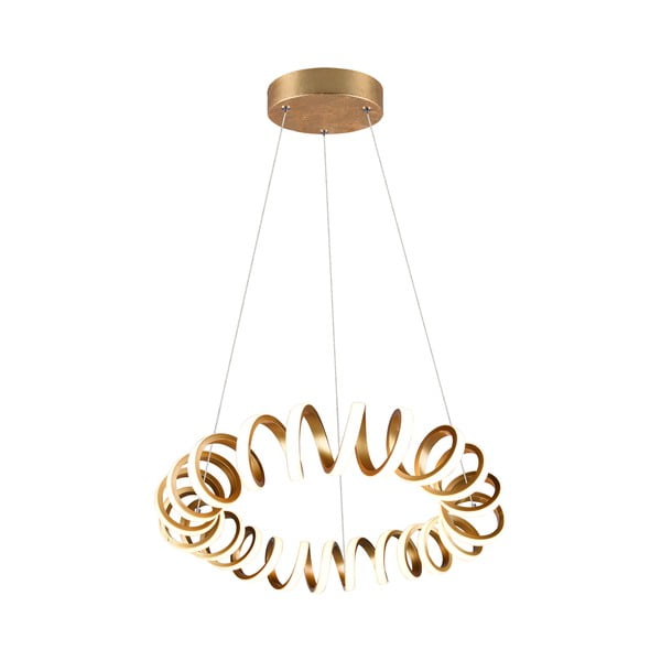 Lampadario dorato ø 55 cm Curl – Trio-image-2