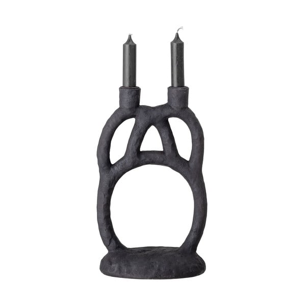 Candeliere nero, altezza 29 cm Ramina - Bloomingville-image-2