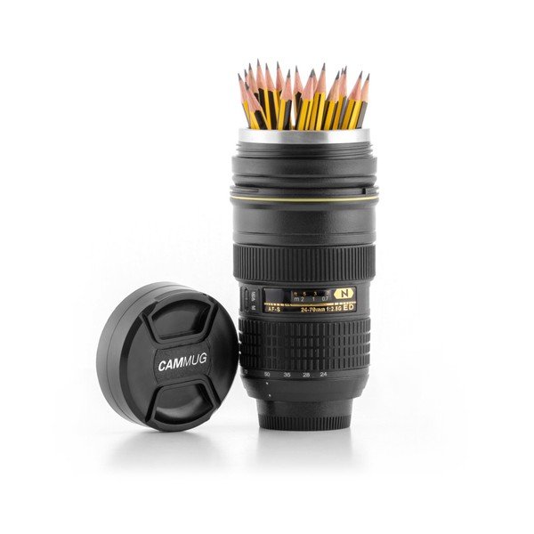 Tazza termica da viaggio nera CamCup, 400 ml - InnovaGoods-image-2