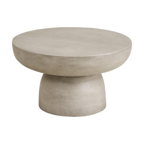 Tavolino da giardino rotondo in ceramica ø 60 cm Bonnet – House Nordic-image-2