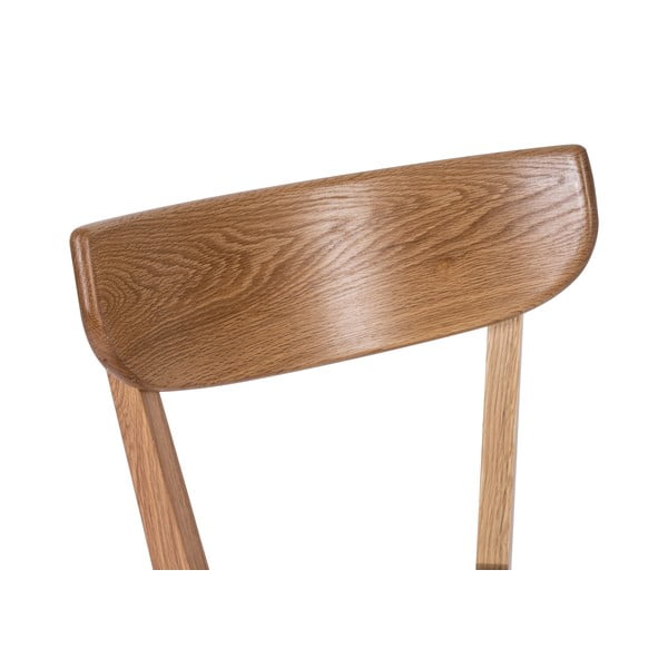 Sedia da pranzo in rovere con seduta nera Arch - Bonami Essentials-image-4