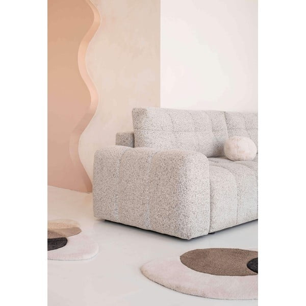 Divano angolare componibile beige allungabile/con contenitore (con penisola a destra) Lulu – Miuform-image-3