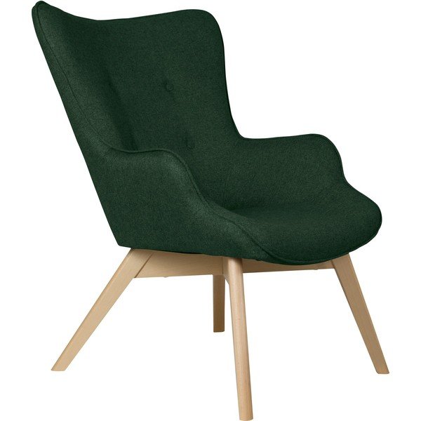 Poltrona verde scuro Niko – Ropez