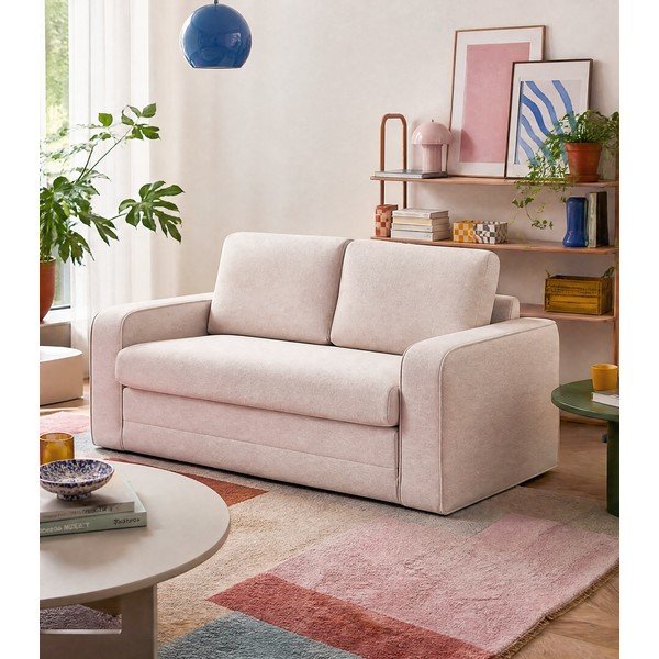 Divano beige allungabile 160 cm Come – Bobochic Paris-image-1