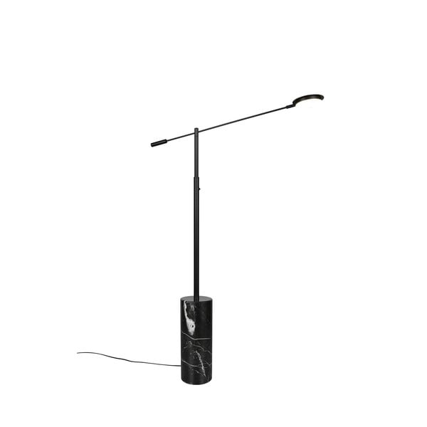 Lampada da terra LED nera (altezza totale 145 cm) Fiore – Trio Select-image-4