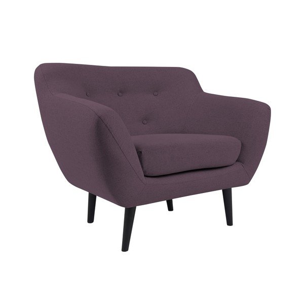 Poltrona Piemonte viola - Mazzini Sofas-image-1