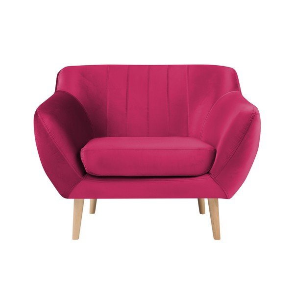 Poltrona rosa Benito - Mazzini Sofas