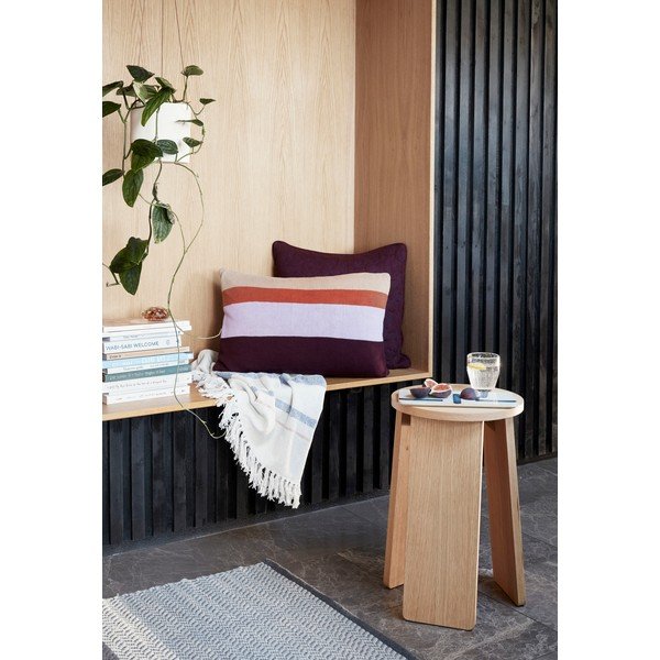 Cuscino in cotone Norma, 60 x 40 cm - Hübsch-image-2