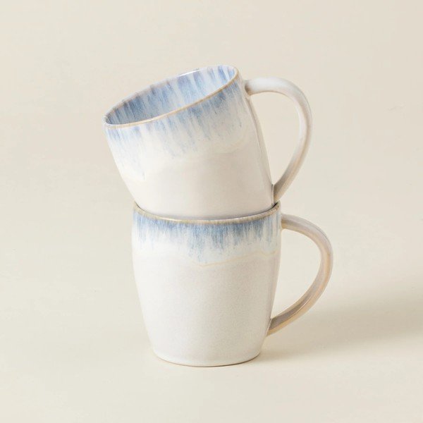 Tazza in gres azzurro-bianco 440 ml Brisa - Costa Nova-image-2