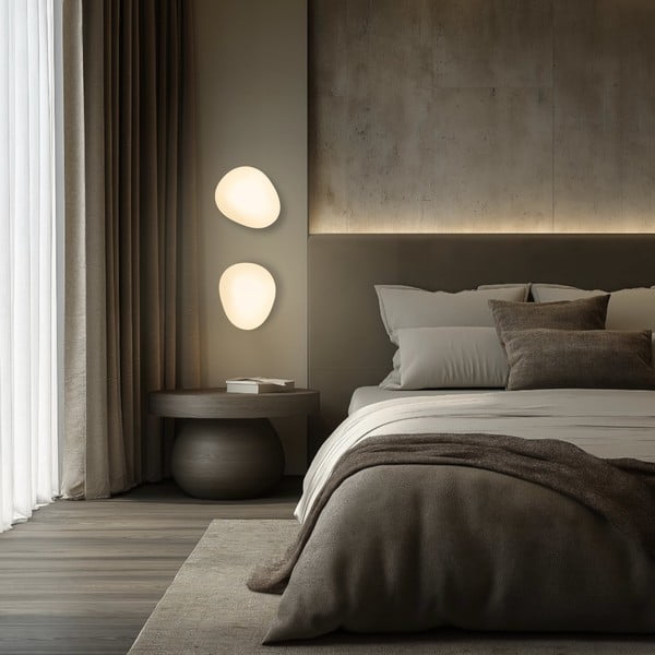 Lampada da parete bianca Stones – Candellux Lighting-image-3