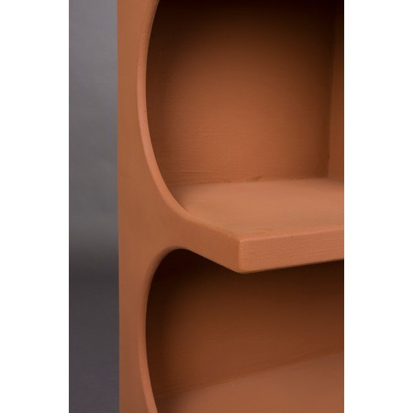 Libreria color terracotta 120x85x37 cm Dundee – Dutchbone-image-3