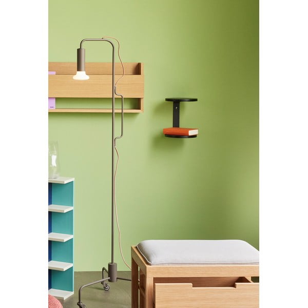 Scaffale nero a ripiani 25,5 cm Oto - Hübsch-image-1