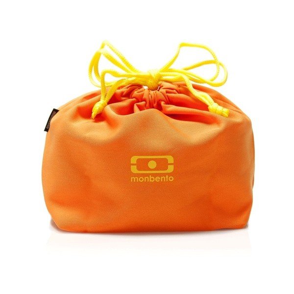 Oranžový obal na obědový box Monbento