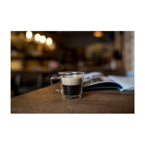 Tazze in set per espresso/con parete doppia in vetro 2 pz 80 ml Diva – Vialli Design-image-4