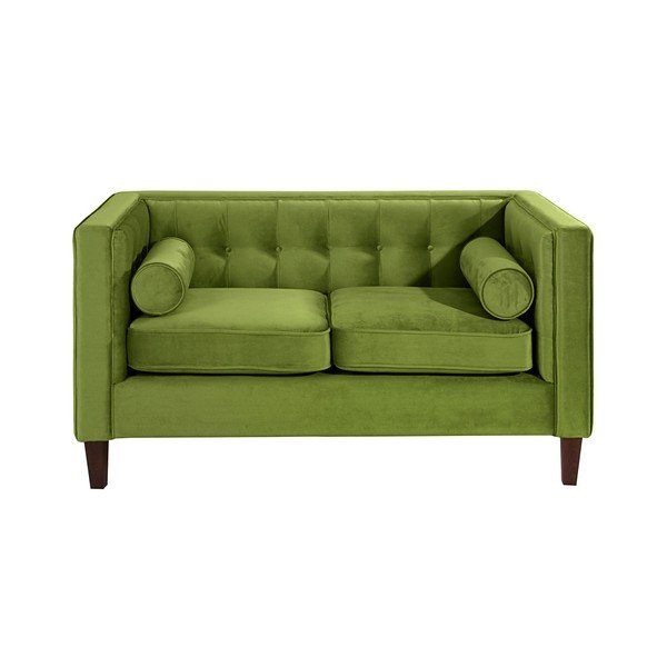 Divano verde oliva Jeronimo, 154 cm - Max Winzer