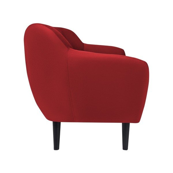 Divano in velluto rosso, 158 cm Toscane - Mazzini Sofas-image-3