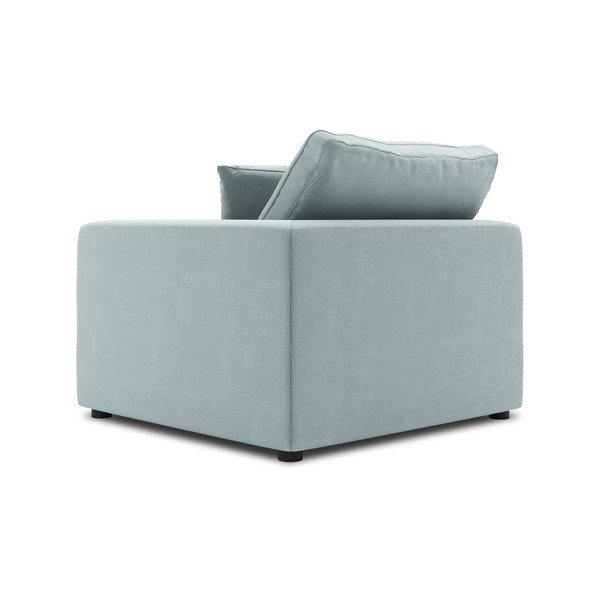 Parte angolare azzurra del divano modulare in velluto a coste, angolo destro Galaxy - Windsor & Co Sofas-image-3